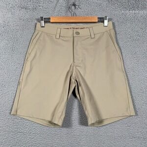 Rhone Commuter Shorts Men's 28 Khaki Tan Stretch Performance Tech Golf Outdoor